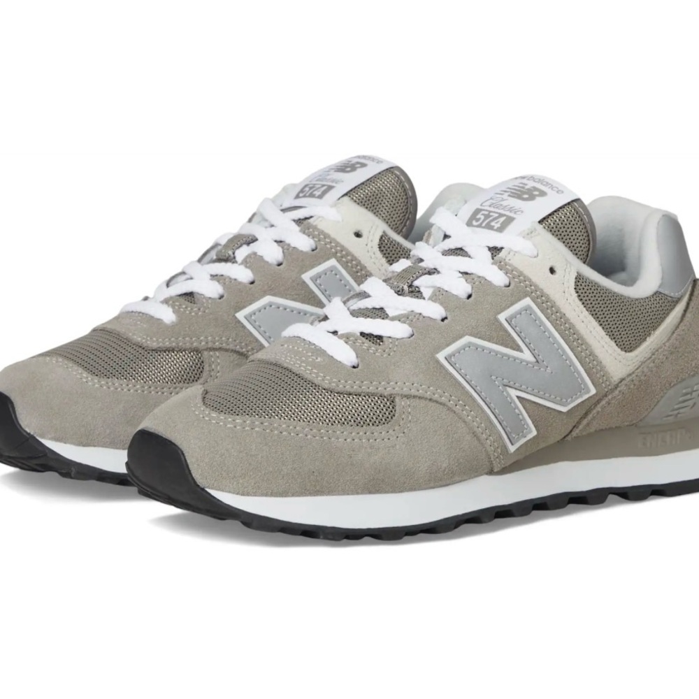 New Balance 574 Core Gray and White Classics